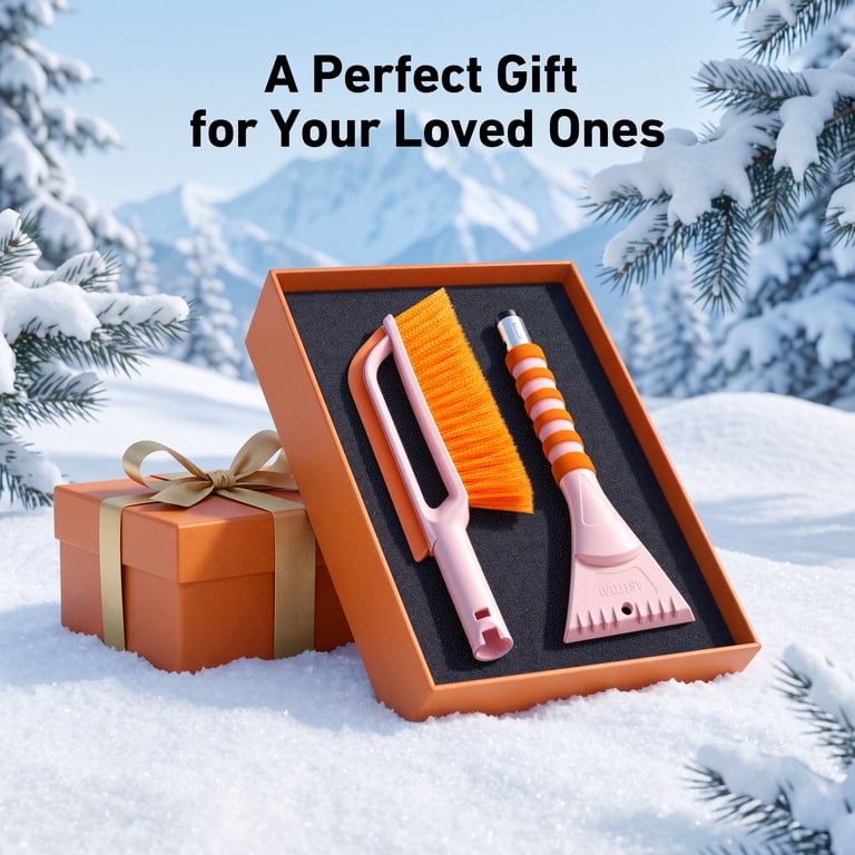 Snow Brush with Ice Scraper and Squeegee, 27 Inches photo 2