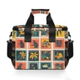 thumbnail image 7 of FORMRS Insulated Cooler Bag 24 Cans Capacity Soft Leakproof Lunch Box with Side Pockets, Jungle Stamp, 7 of 7