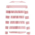 thumbnail image 5 of Neewe Women's Casual Striped Long Sleeve Tops Crew Neck Knit Basic T Shirts, 5 of 6