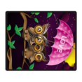 thumbnail image 2 of CADecor Owl Blanket Fleece Throw Blanket for Sofa or Bed 58x80 inches, 2 of 3
