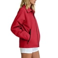 thumbnail image 6 of akafmk Womens Fall Jacket Lightweights Windbreaker Zip Up Waterproof Outdoor Coat for Hiking Travel, 6 of 7