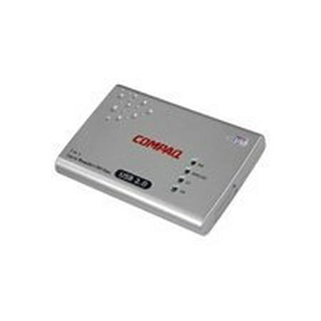 Compaq 7 in 1 Card Reader / Writer - Card reader (CF I, CF II, MS, MS PRO, Microdrive, SD, SM) - USB 2.0