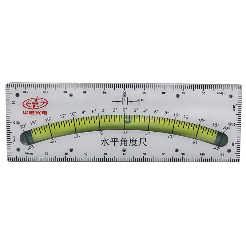 LIKEM 0-20 Degree Length Plastic Inclinometer Slope Angle Level Level Bubble