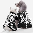 thumbnail image 3 of Disfraz de Halloween para perros, disfraces de esqueleto para mascotas, ropa de fiesta para perros, 3 of 5
