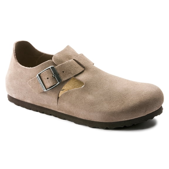 Birkenstock London BS Suede Clog, 37, Brown