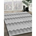 thumbnail image 3 of Ahgly Company Machine Washable Indoor Rectangle Transitional Platinum Silver Gray Area Rugs, 8' x 12', 3 of 7