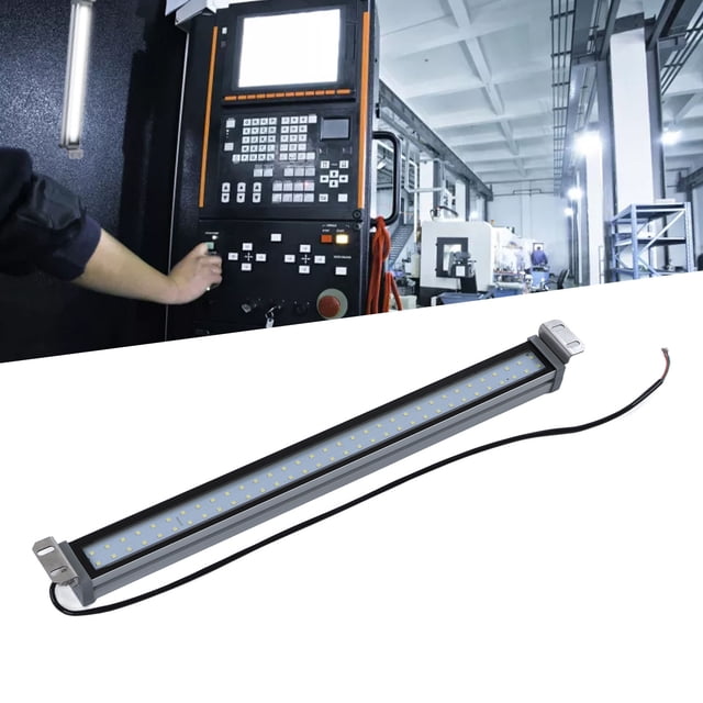 LED Work Light, 15W LED Shop Light, Waterproof LED Tube Light For Workshop Machining Centers, White Light, 24V 36V