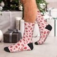 thumbnail image 7 of Rocae Strawberry for Adult Socks Casual Athletic Stretchy Loose Socks for Women Men Non-Slip Middle Tube Socks, 7 of 7