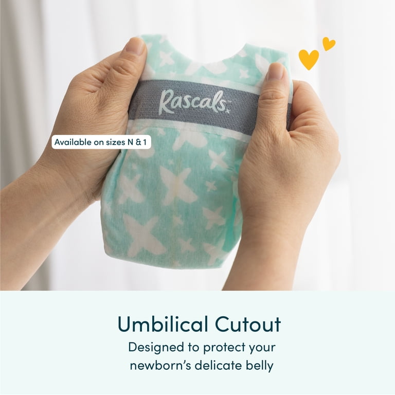 Rascals Premium Absorbent Baby Diapers Size 1, 108 Count photo 5