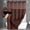 Brown, variant on White Waffle Texture Shower Curtain with Waterproof Liner Set, 75" L x 48" W, Hotel Quality Bathroom Accessories