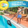 thumbnail image 5 of U.S. Pool Supply Professional Heavy Duty 19" Swimming Pool Leaf Skimmer Rake with Strong Reinforced Aluminum Frame Handle, Deep Net Bag - Commercial Grade - Fast Cleaning, Debris Pickup & Removal, 5 of 5