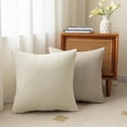 Softalker Velvet Throw Pillow Cases, Set of 4, Softest Accent Case for