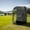 Black + Polyester+1, variant on Portable Pop Up Sports Tent Ideal Shelter for Outdoor Sports Events Fishing and Camping Protection from Cold Wind and Rain Black