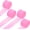 Pink, variant on Crepe Paper Roll, 4 Rolls 328ft Streamers, [for Party Streamer Decorations, Birthday Party] - (1.8 Inch x 82 ft/Roll) / Light Blue, Deep Lake White