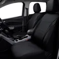 thumbnail image 2 of Flying Banner Car Seat Covers Protectors Full Set Synthetic Leather Mesh Rear benc Split Fashion Woman Sporty Femal SUV Truck Black, 2 of 8