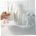 thumbnail image 3 of OULII 2Pcs Floating Shelves Wall Mounted White PP Wall Mounting Garage, 3 of 8