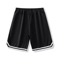 thumbnail image 5 of JoveMarine Men's Basketball Shorts with Drawstring, Casual Sports Shorts for Gym, Running and Daily Wear, Lightweight Quick-Dry Black L, 5 of 6