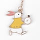 thumbnail image 3 of Marcador de metal-1pc Marcador de hoja de metal dorado con colgante de Alice/Rabbit/Clock para lectura de papel de libro(2), 3 of 8
