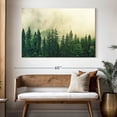 thumbnail image 3 of Elephant Stock Hazy Mountain Pine Forest Wall Art - Horizontal Canvas Wall Art - Living Room Wall Decor - Floral And Botanical Canvas - Beige And Gray Decor - 51" x 34", 3 of 8