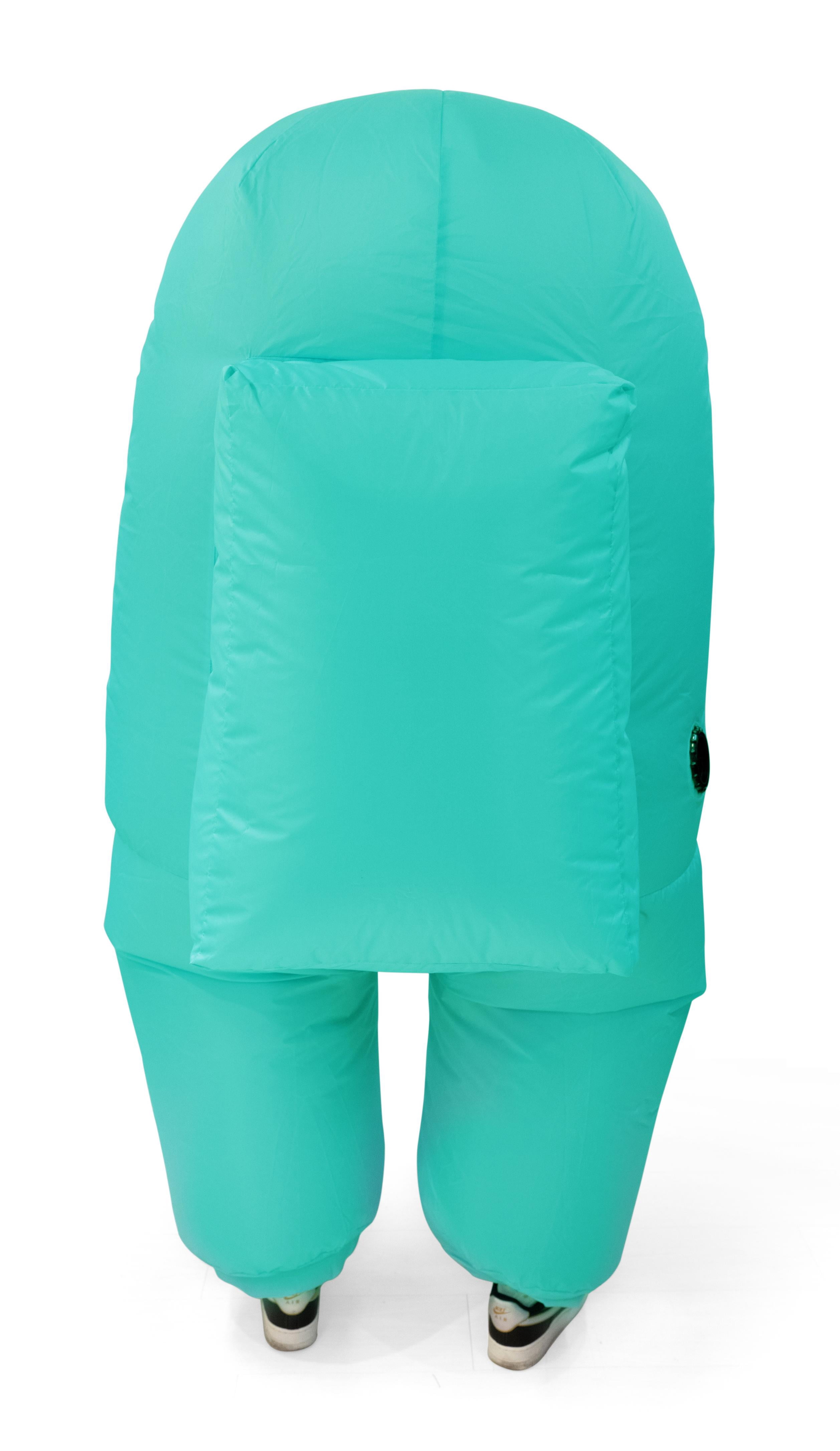Among Us Impostor Inflatable Halloween Costume for Children, One Size Fits Most, by Maxx Marketing