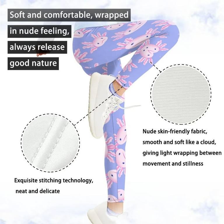 FKELYI Pet Paw Print Girls Leggings Size 8-9 Years Comfortable Running Yoga  Pants High Waisted Butt Lift Soft School Children Tights Cute 
