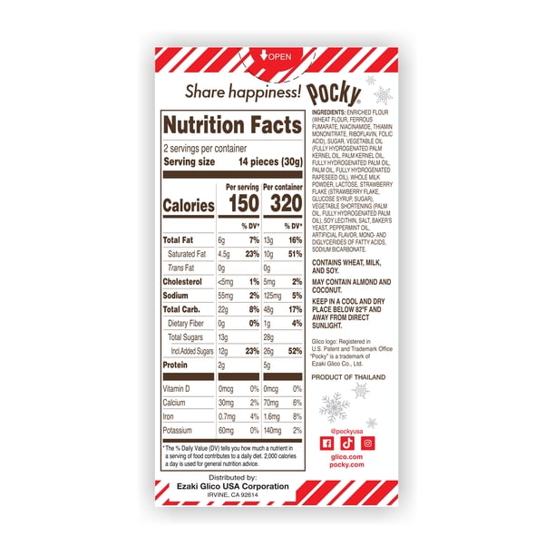 Glico Pocky Peppermint Cream Biscuit Sticks for Breakroom