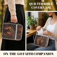 thumbnail image 5 of Pzuqiu Deer Bible Carrying Case for Women Fashion Large Quilted Bible Cover Lightweight Study Scripture Bag with Handle for Baptism Christenings Birthdays Celebrations, 5 of 7