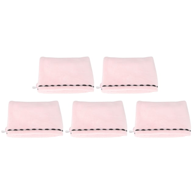 Gorro para secar el cabello, gorro para secar el cabello de 5 piezas, turbante para cabello seco, gorro absorbente para cabello seco, rendimiento lleno de energía