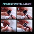 thumbnail image 5 of 5 Beehive Car Decorations, Shiny Air Freshener Vent Clips Car Accessories Decoration for Refillable Outlet Diffuser, Suitable for Most Cars (Bee), 5 of 5
