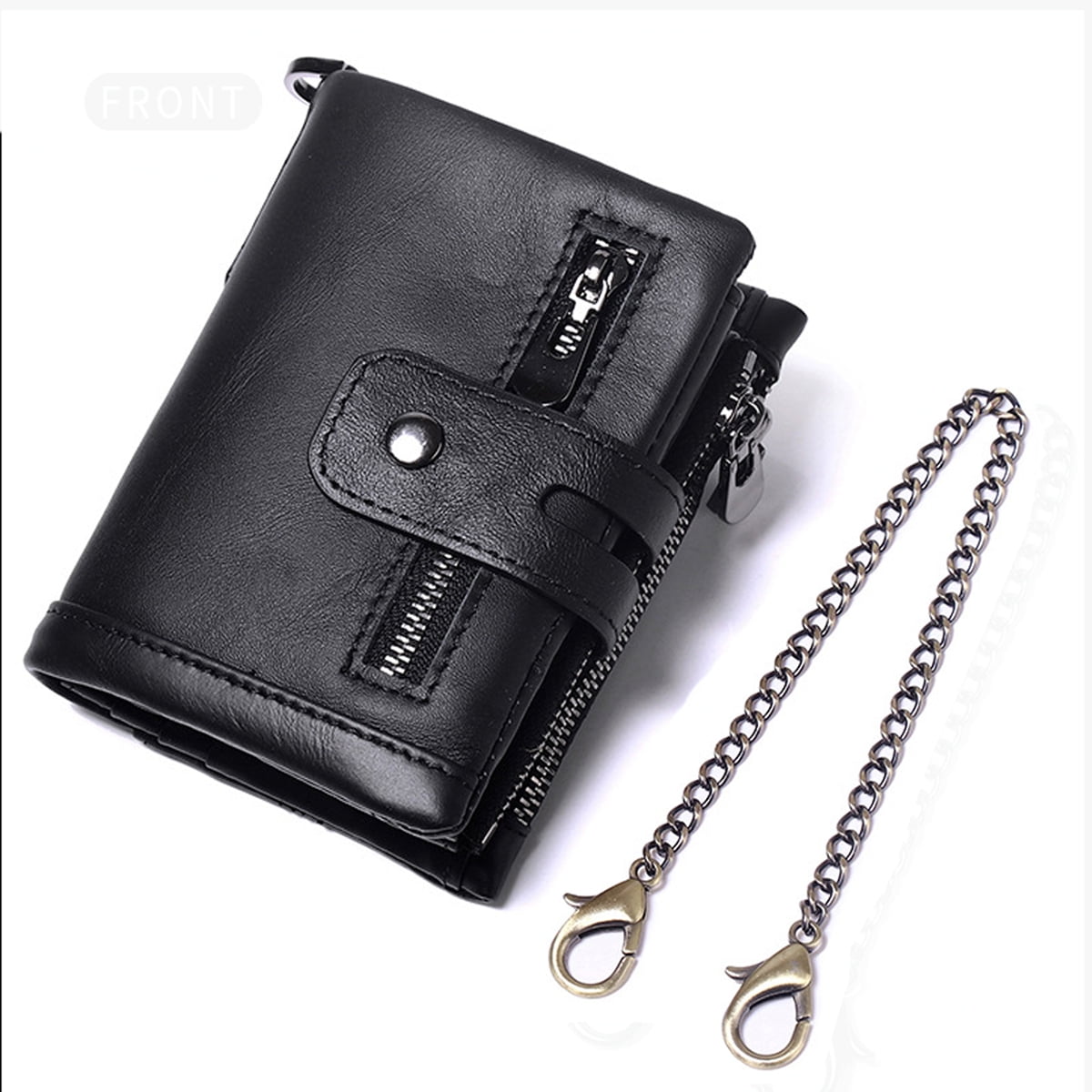 Yuanbang Men's Automatic Leather Pop Up Wallet