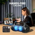 thumbnail image 2 of W-KING Portable Bluetooth Speaker, black, 2 of 10