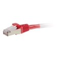 thumbnail image 1 of C2G 100ft Cat5e Snagless Shielded (STP) Ethernet Network Patch Cable - Red - Patch cable - RJ-45 (M) to RJ-45 (M) - 100 ft - STP - CAT 5e - molded, stranded - red, 1 of 7