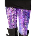 thumbnail image 1 of MKLEKYY Leggings de yoga para mujer, pantalones de yoga para mujer, informales, con estampado floral, elásticos, de cintura alta, para yoga, correr, fitness diario, 1 of 4