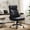 PU|Black, variant on Big and Tall Ergonomic Office Chair,400lbs Heavy Duty Executive Leather Desk Chair, High Back Reclining Computer Chair with 3-Layer Soft Padding & Inverted Triangle Support