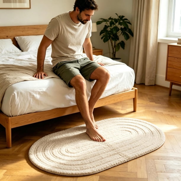 Alfombra de baño de microfibra suave absorbente - textura antideslizante en relieve, secado rápido, alfombra lavable a máquina, baño y cocina de baño