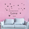 thumbnail image 2 of MUAXDA Love Quotes Wall Stickers, Inspirational Vinyl Art Couples Wall Decals for Home Bedroom Bathroom Living Room - I Love You, 2 of 6