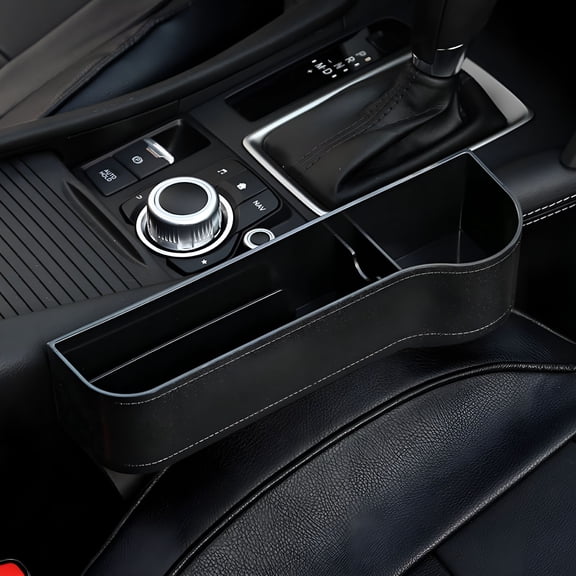 XIBUFE 2026 New Car Seat Crevice Storage Box Organizer Gap Filler Holder for Wallet,Phone,Cigarette,Co-Pilot for Car Organization,Seat Gap Storage,Travel Accessories,Vehicle Tidy-Up.