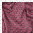 thumbnail image 4 of Soimoi Pink Poly Georgette Fabric Life Begins After Coffee Text Printed Fabric 1 Yard 42 Inch Wide, 4 of 5