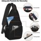 thumbnail image 4 of AU1777 Harley Davidson Sling Bag Backpack Shoulder Crossbody Bag Chest Bags Hiking Casual Daypack for Men Women, 4 of 5