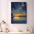 thumbnail image 2 of Laguna Beach Travel Canvas Prints, California Starry Night Travel decor, Laguna Beach Map Poster, California Travel Decor Artwork - 98AZ713, 2 of 2