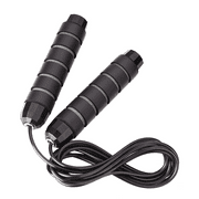 Jump Rope - Jump Ropes for Fitness Aerobic Exercise Adjustable Length Attached Spare Rope Ergonomic Handle Design 9FT