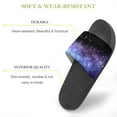 thumbnail image 3 of GZHJMY Stylish Slides for Women Men, Space with Realistic Nebula and Lots of Shining Stars Soft Flexible Slip-on Sandals Slippers, 3 of 7