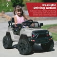 thumbnail image 3 of Best Choice Products 12V Kids Ride On Truck Car w/ Parent Remote Control, Spring Suspension, LED Lights - Light Gray, 3 of 8