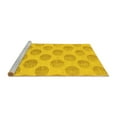 thumbnail image 2 of Ahgly Company Machine Washable Indoor Rectangle Solid Yellow Modern Area Rugs, 2' x 3', 2 of 4