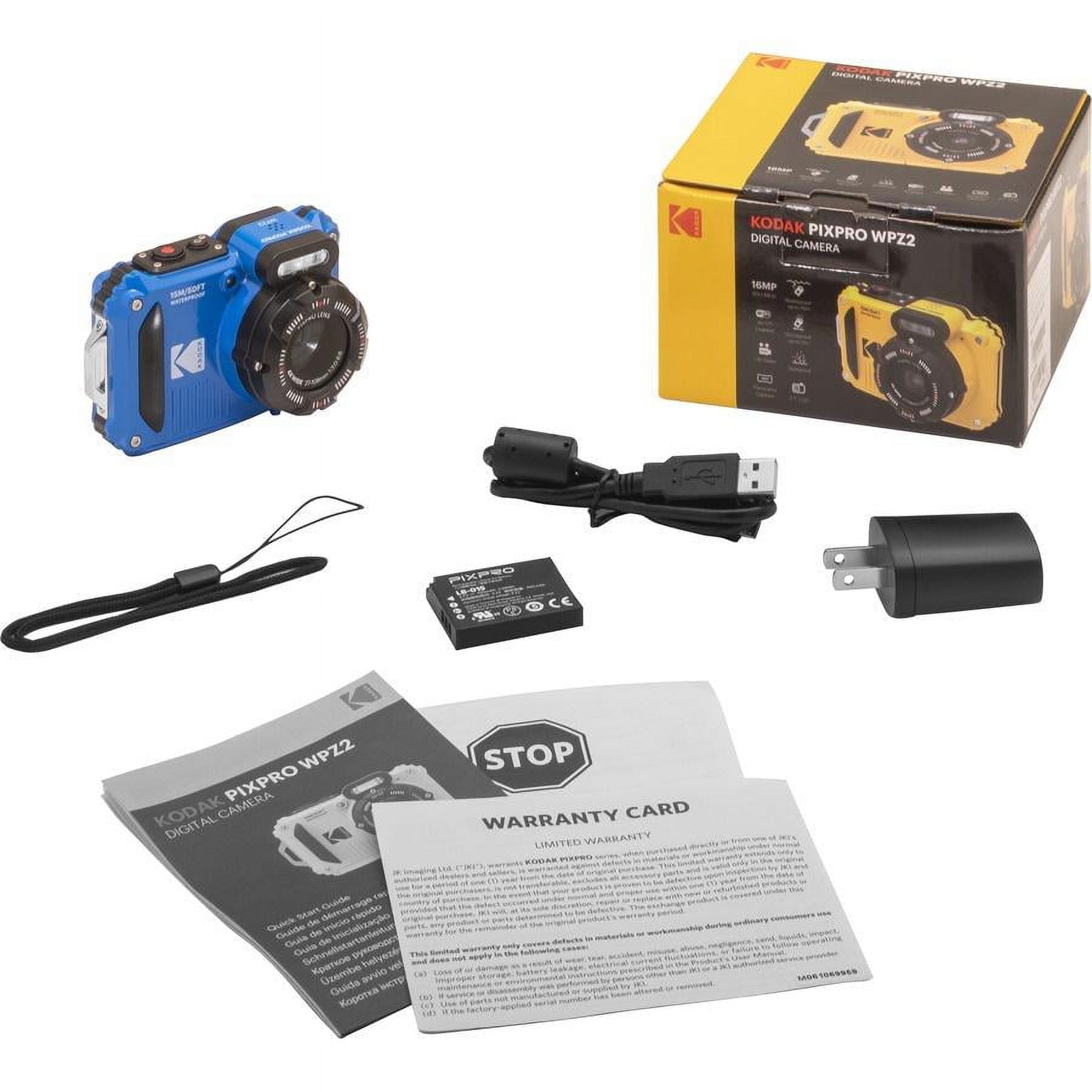 Kodak PixPro WPZ2 Digital Video Photo Waterproof Rugged Kodak PixPro WPZ2 Digital Video Photo Waterproof Rugged