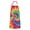 Colorful Rainbow Tie, variant on Colorful Rainbow Tie Dye Spiral Pattern Apron-Garden Aprons for Women with Pockets-Cotton Linen Waterproof Kitchen Cooking Gardening Aprons Adjustable for Kitchen,Cooking,BBQ and Salon 33x27 Inch
