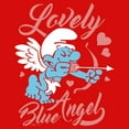 thumbnail image 2 of Girl's The Smurfs Lovely Blue Angel Graphic T-Shirt, 2 of 5