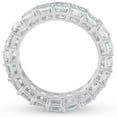 thumbnail image 3 of Pompeii 7ct Emerald Cut Diamond Platinum Eternity Wedding Ring Lab Grown ((F),VS1-VS2), 3 of 3