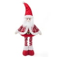 thumbnail image 3 of Yannianjz under $5 3Pcs Christmas Retractable Doll, Christmas Retractable Long Legs Doll, Adjustable Height Snowman Santa Claus Figure, Festive Window Display Decoration, Holiday Tabletop Decor, 3 of 9