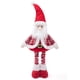 thumbnail image 2 of Snowman Retractable Legs Christmas Theme Old Man Toy Window Display, metal rolling legs, snowman figure, foldable display stand, holiday season decor, durable metal frame, for office, 2 of 8